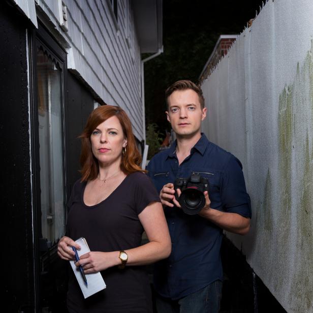 Amy Bruni and Adam Berry.